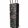 Celebrate with humor using this fun birthday gift bag! Colorful polka dot gift bag with 'HAPPY Fucking BIRTHDAY' text