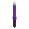 Purple vibrator with ridged middle and black base