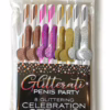 Add a touch of sparkle to your party with these fun Glitterati cocktail straws! Glitterati Penis Party Cocktail Straws in various colors, available at The Loving Company.