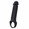 Zolo Vibrating Remote Control Penis Extender Strap On in black