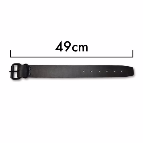 Prowler Red Leather Buckle Bicep Band - Black, XL