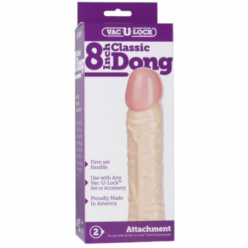 Doc Johnson Vac U Lock Classic Dong Flesh