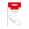 Me You Us Heavy Metal Handcuffs Silver