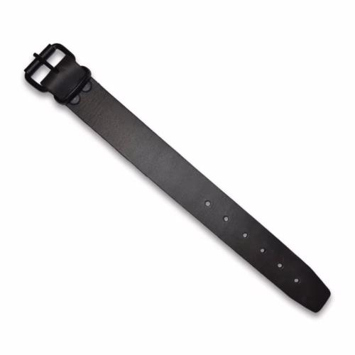 Prowler Red Leather Buckle Bicep Band - Black, XL