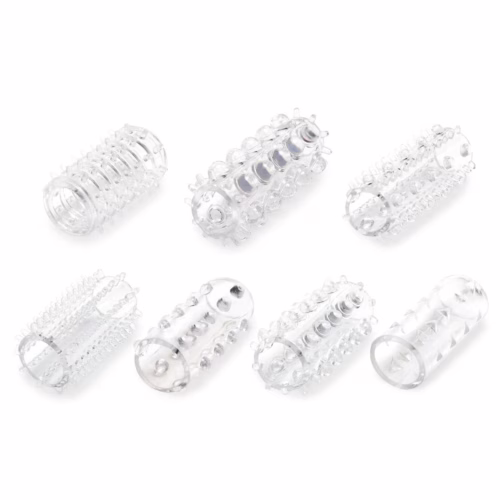 Sc007-Bx-2-1.Jpg Me You Us Sensational Seven Textured Sleeves Transparent Small