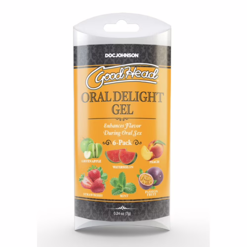 GoodHead - 6 Pack - Green Apple Mint Peach Strawberry Watermelon Passion Fruit