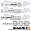 Oxballs Adjustfit Insert 3 Pack Clear