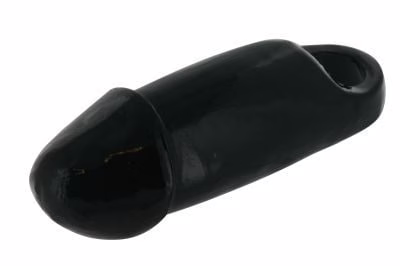 Master series penis enhancer with textured sleeve and comfortable ring design