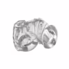Master series detained chastity cage with internal nubs and compact design