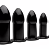 Master series expansion anal dilator set with 5 graduated rubber dilators