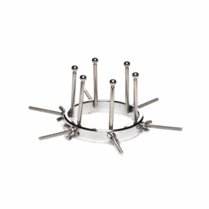ah153-7 Master Series Oculus stainless steel anal explorer premium butt plug with distinctive design
