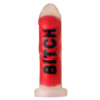 Master Series BITCH silicone dildo - premium medical-grade intimate toy with ribbed texture