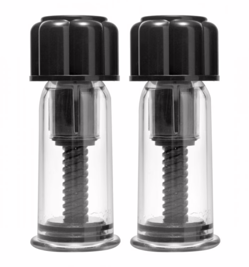 Master series nipple suckers with twist control mechanism for adjustable suction intensity