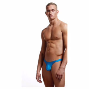 Envy low rise thong blue - comfortable flattering lingerie