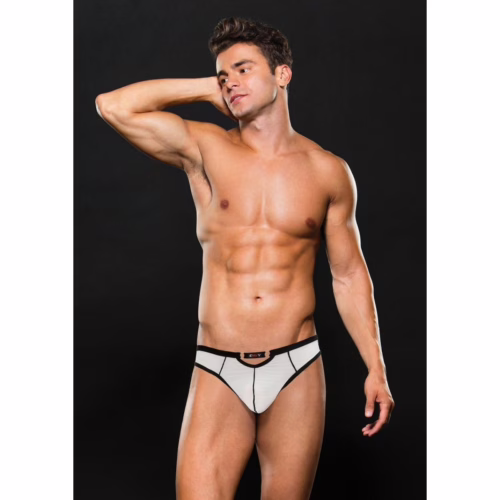 Envy express yourself thong white for minimal coverage men's underwear