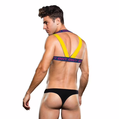 Envy Logo Harness Blue Yellow S/M