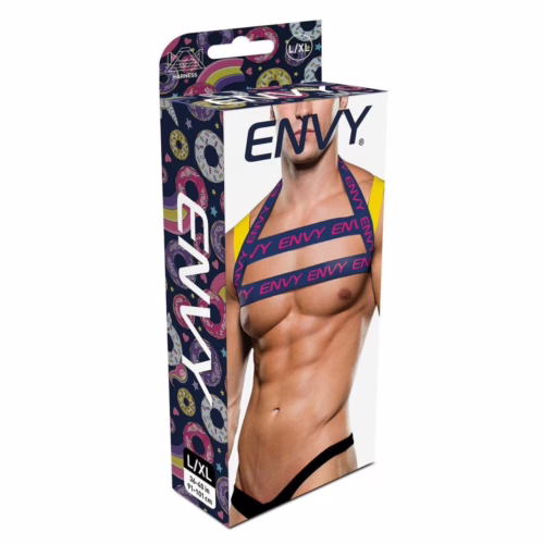 Envy Logo Harness Blue Yellow S/M