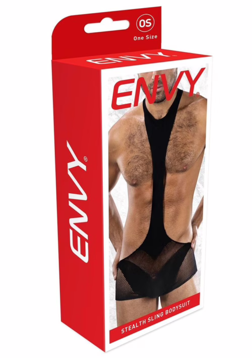 Envy Stealth Sling Bodysuit Black