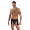 Envy Midnight Stride Garters - sophisticated black garters with sleek contemporary design for elegant intimate styling