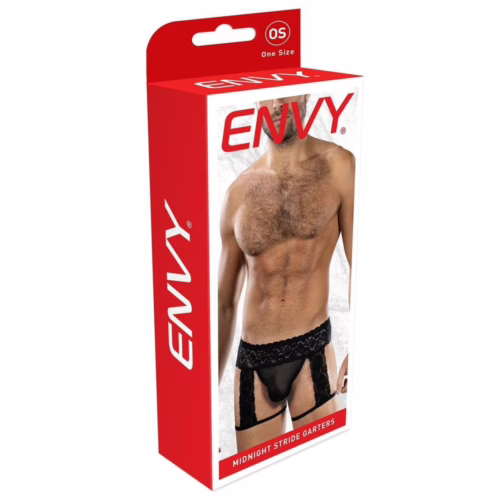 Envy Midnight Stride Garters Black