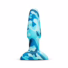 b-vibe rimming vibrating butt plug special edition blue camo with rotating bead technology