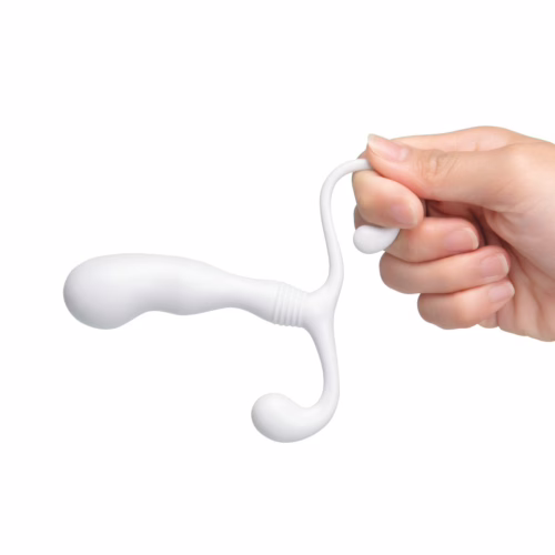 b-Vibe P-Spot Slim Hands-Free Slimline Prostate Massager White