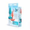 b-Vibe Butties Anal Training 2 Piece Bundle Remote Control Butt Plugs Blue Orange