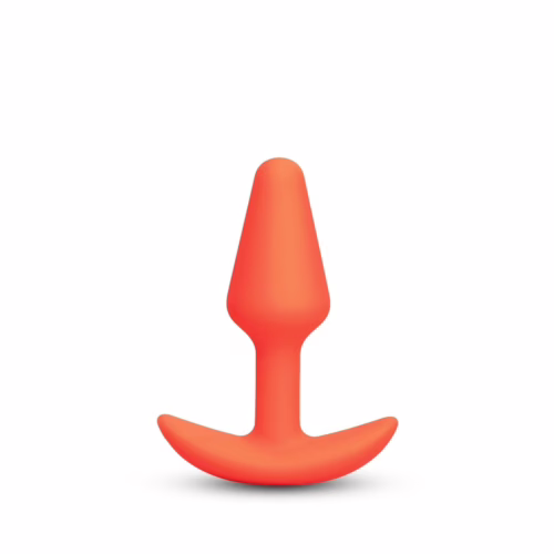 b-Vibe Butties Anal Training 2 Piece Bundle Remote Control Butt Plugs Blue Orange