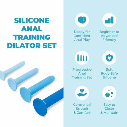 b-Vibe Anal Training 4 Piece Silicone Plug Set