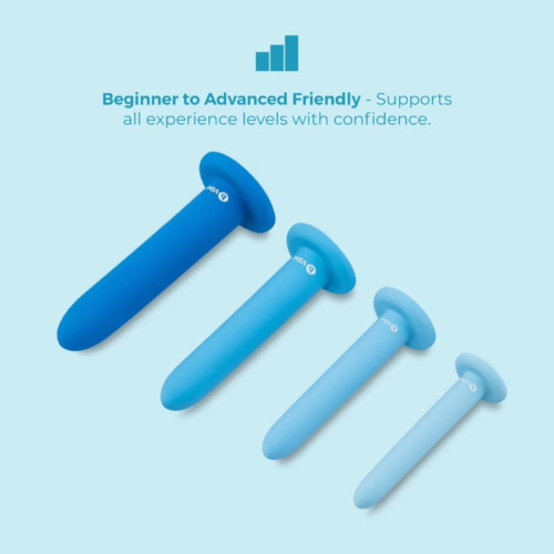 b-Vibe Anal Training 4 Piece Silicone Plug Set
