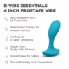 b-Vibe Essential Vibrating Silicone Prostate Plug
