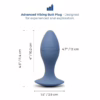 b-Vibe 4inch Vibrating Silicone Butt Plug