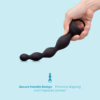 b-Vibe 6.5inch Tapered Vibrating Silicone Anal Beads