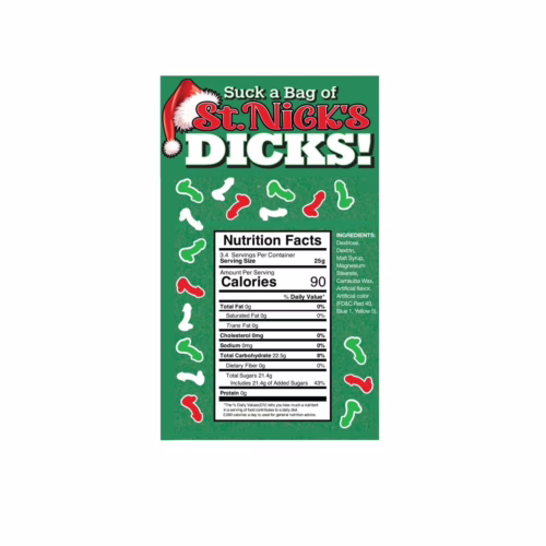 cp.1197-st.nickdicksnutri_1 Suck A Bag Of St. Nick's Dicks 3oz Bag