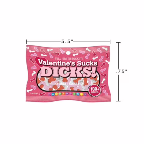 Valentine's Sucks Dicks 3oz Bag