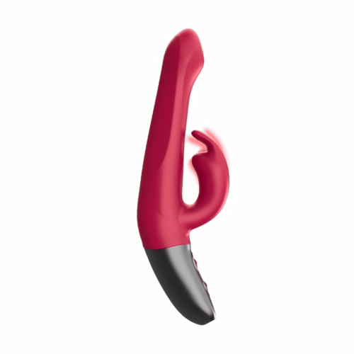 fpbq050a00-027_3_2 Titanz Rotating 5 Inch Rechargeable Rabbit Vibrator With Clitoral Stimulation