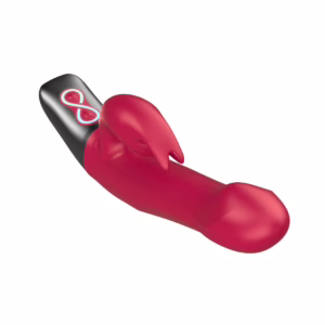 fpbq050a00-027_7 Titanz rabbit vibrator 5 inch with rotating shaft dual stimulation