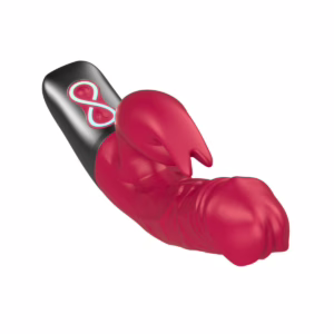 fpbq052a00-027 Titanz rabbit vibrator with rotating shaft and clitoral stimulation