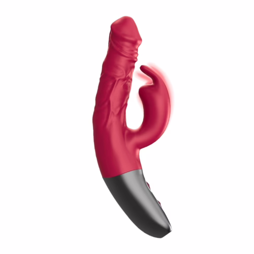 fpbq052a00-027_2 Titanz Rotating 3.5 Inch Rechargeable Rabbit Vibrator With Clitoral Stimulation
