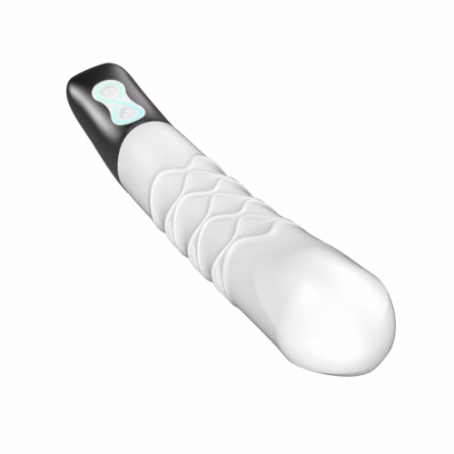 fpbr008a00-009 Titanz thrusting vibrator with rechargeable dual stimulation design
