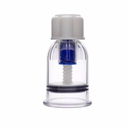 Master series anal suction device with clear viewing window and pressure control knob
