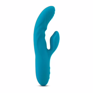 kiah_turquoise_800x800_64773d08-81ff-4a30-acac-5d936fc4cc2d_1800x1800_1 Nu Sensuelle Kiah Nubii rabbit vibrator with dual stimulation design and curved shaft