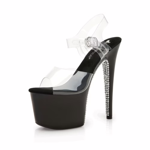 Lapdance rhinestone platform sandal high heel shoes