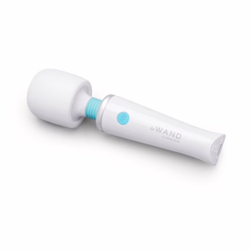 Le Wand Classique Mini Vibrating Wand Massager White