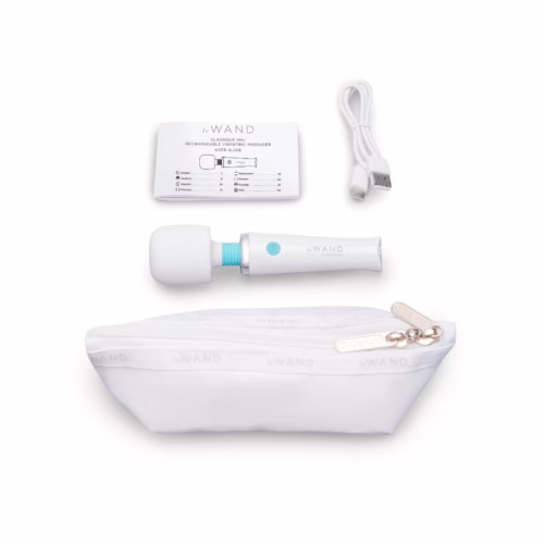 Le Wand Classique Mini Vibrating Wand Massager White