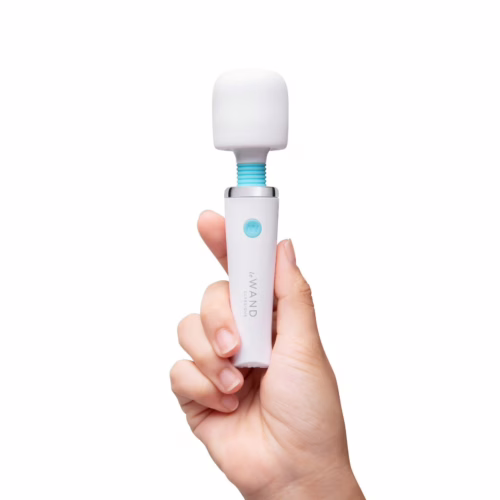 Le Wand Classique Mini vibrating wand massager in white finish
