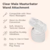 Le Wand Slider Clear Male Masturbator Wand Attachment