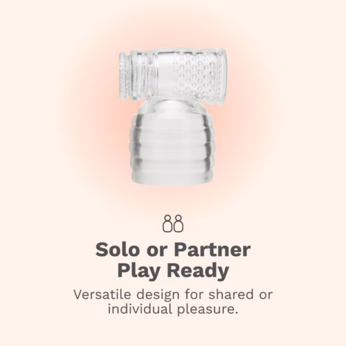 Le Wand Slider Clear Male Masturbator Wand Attachment