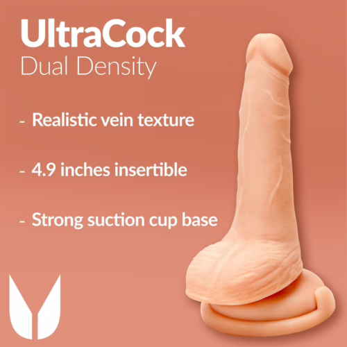 Me You Us Ultra Cock Dual Density with Balls 6in