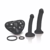 Me you us strap on harness kit with two silicone dildos for couples intimate exploration
